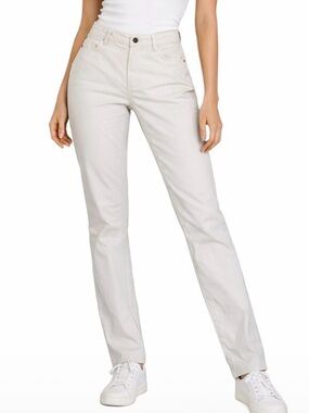 ADIDAS women's golf pants khaki nylon SZ 32"X30" hiking primegreen